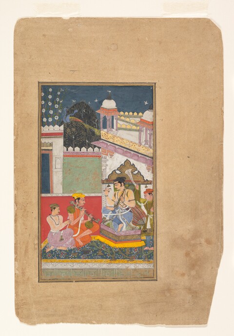 Indian Miniature of Noble and Musicians