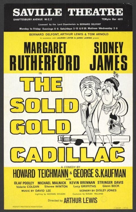 The Solid Gold Cadillac Theatre Poster