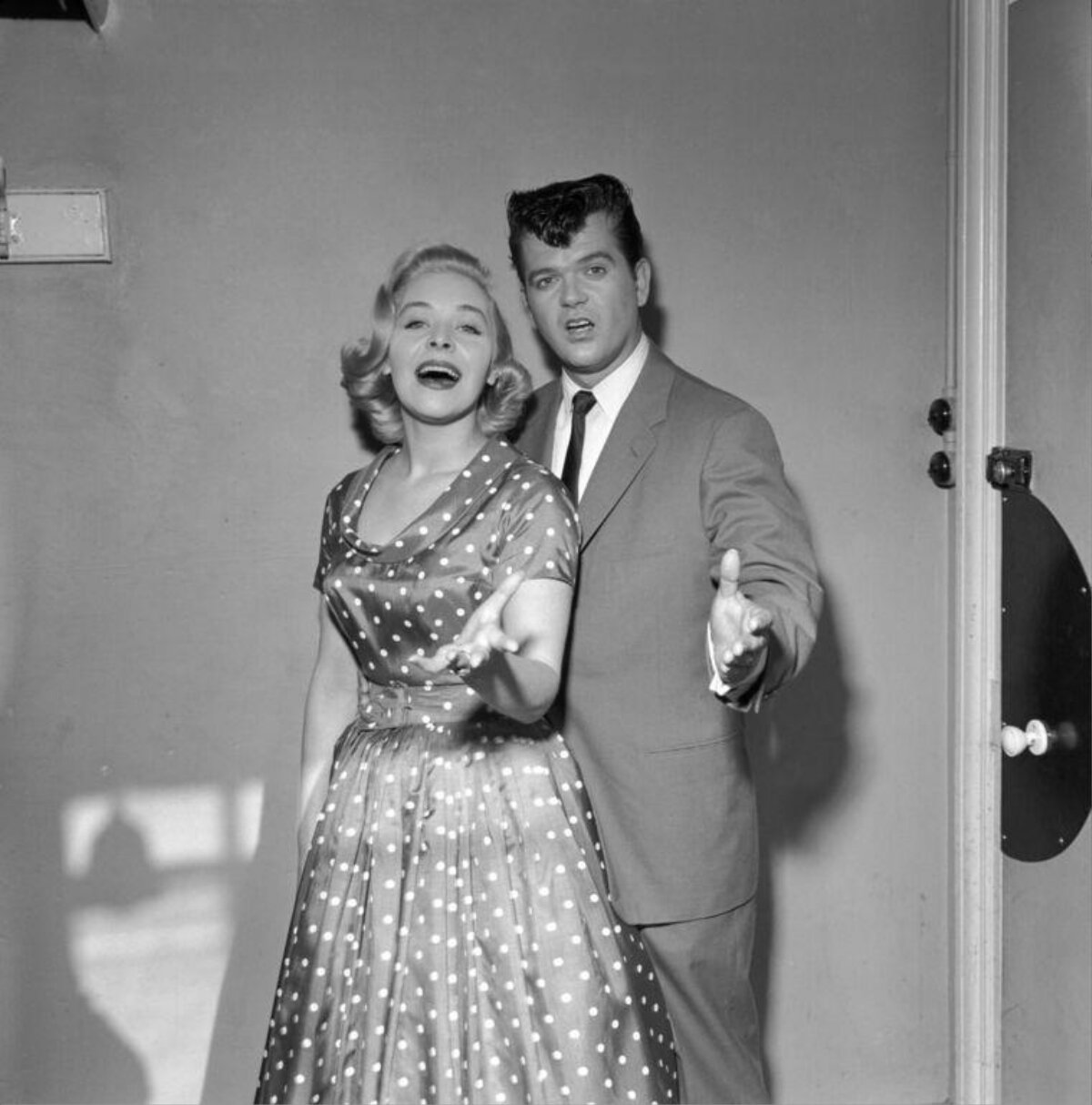 Vintage Couple Singing Together