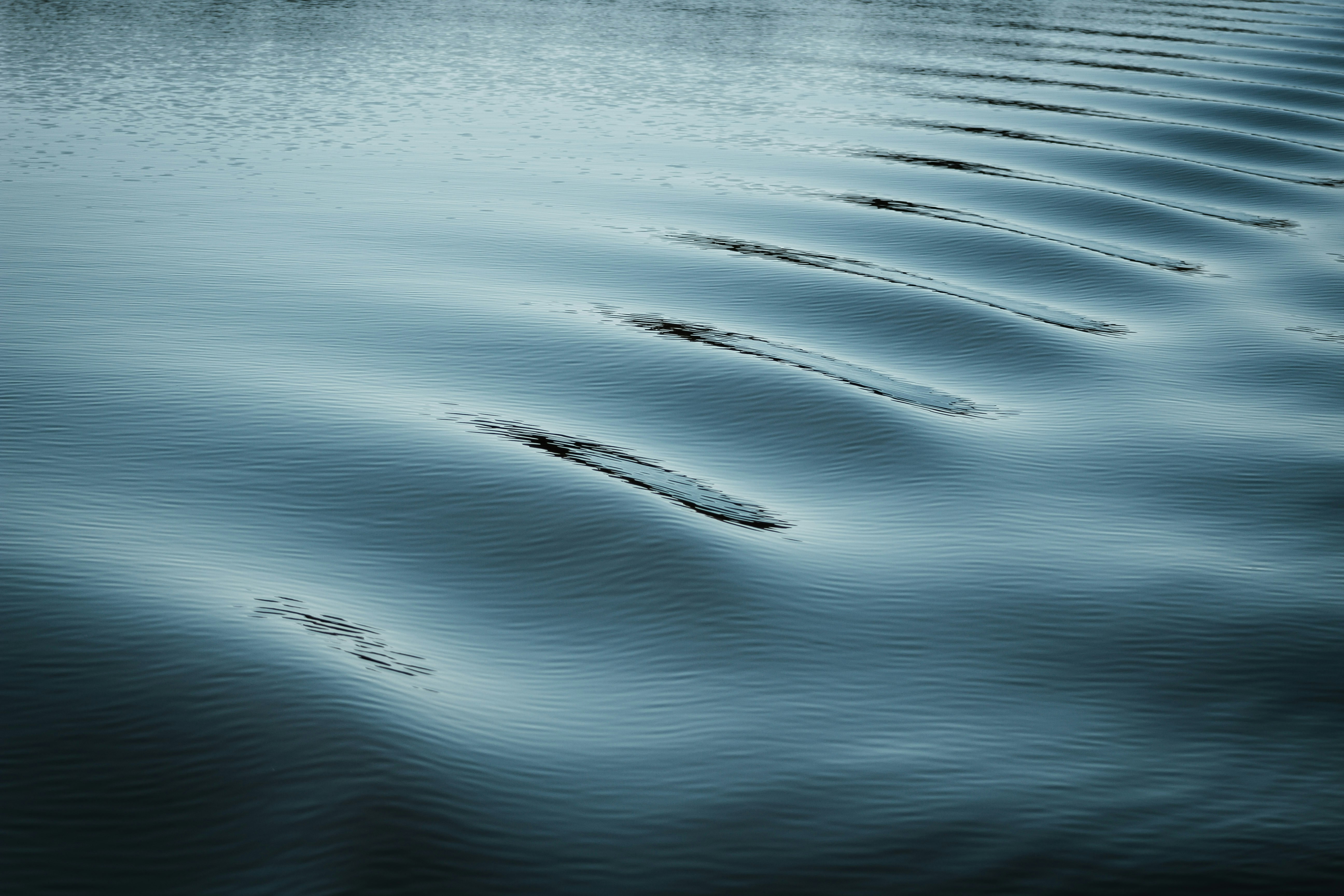 Rippled Calm Water Surface