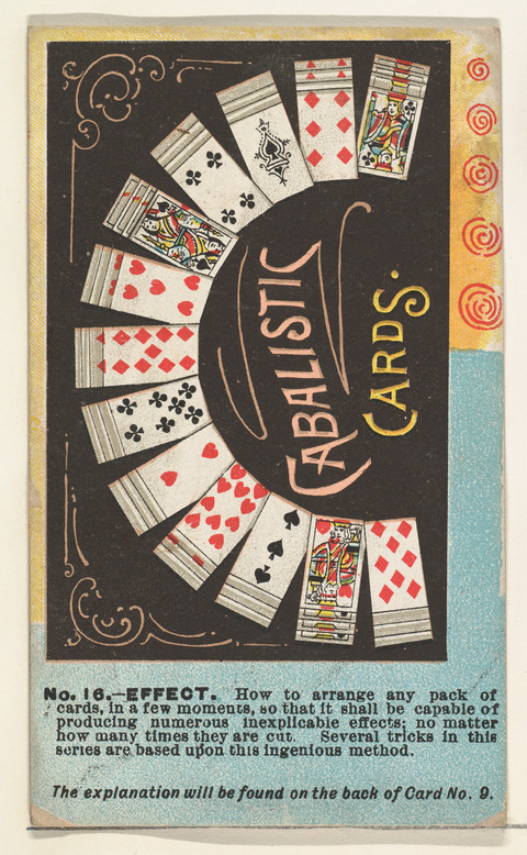 Vintage Cabalistic Cards Print