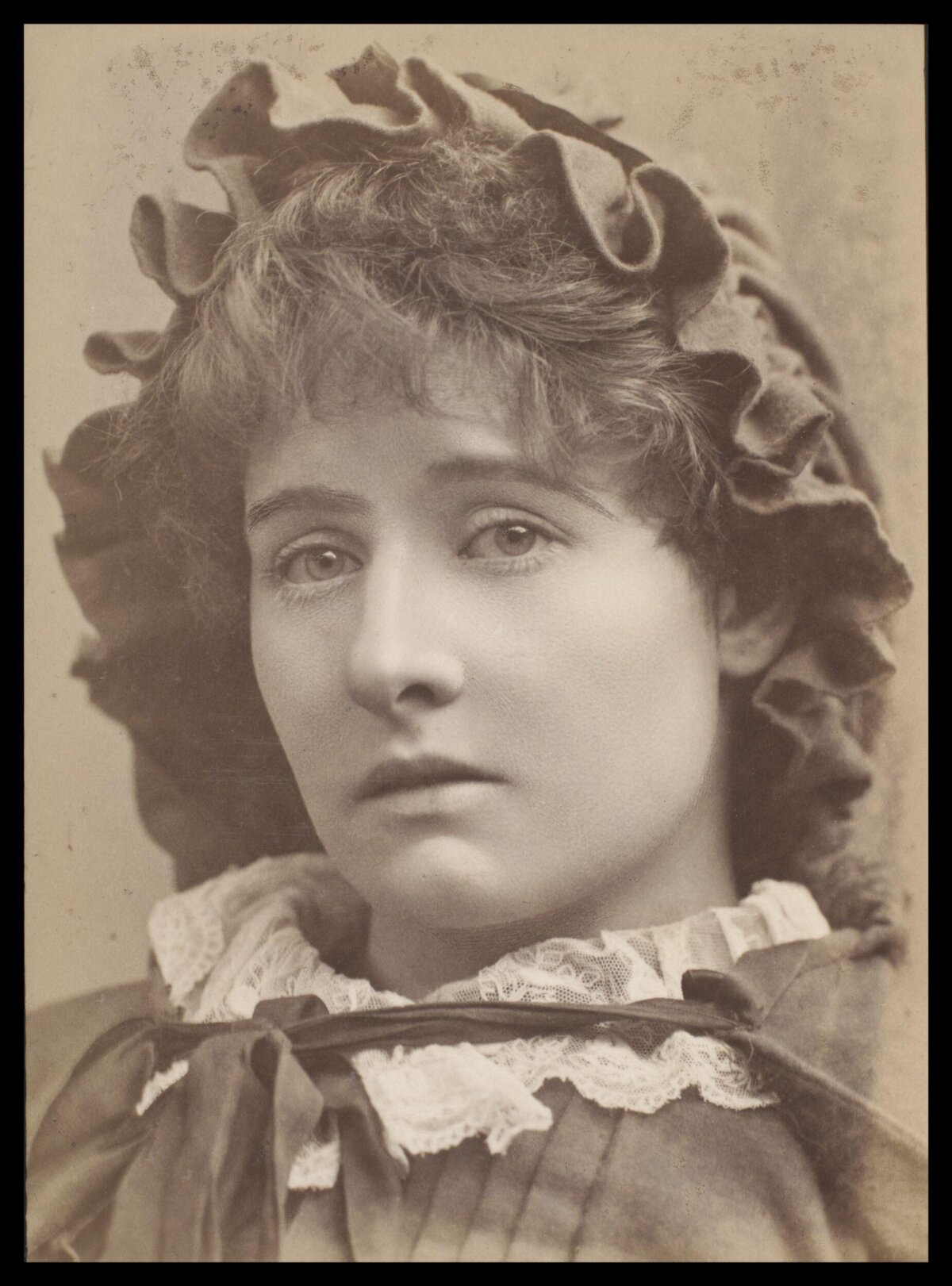 Victorian Sepia Portrait of a Woman