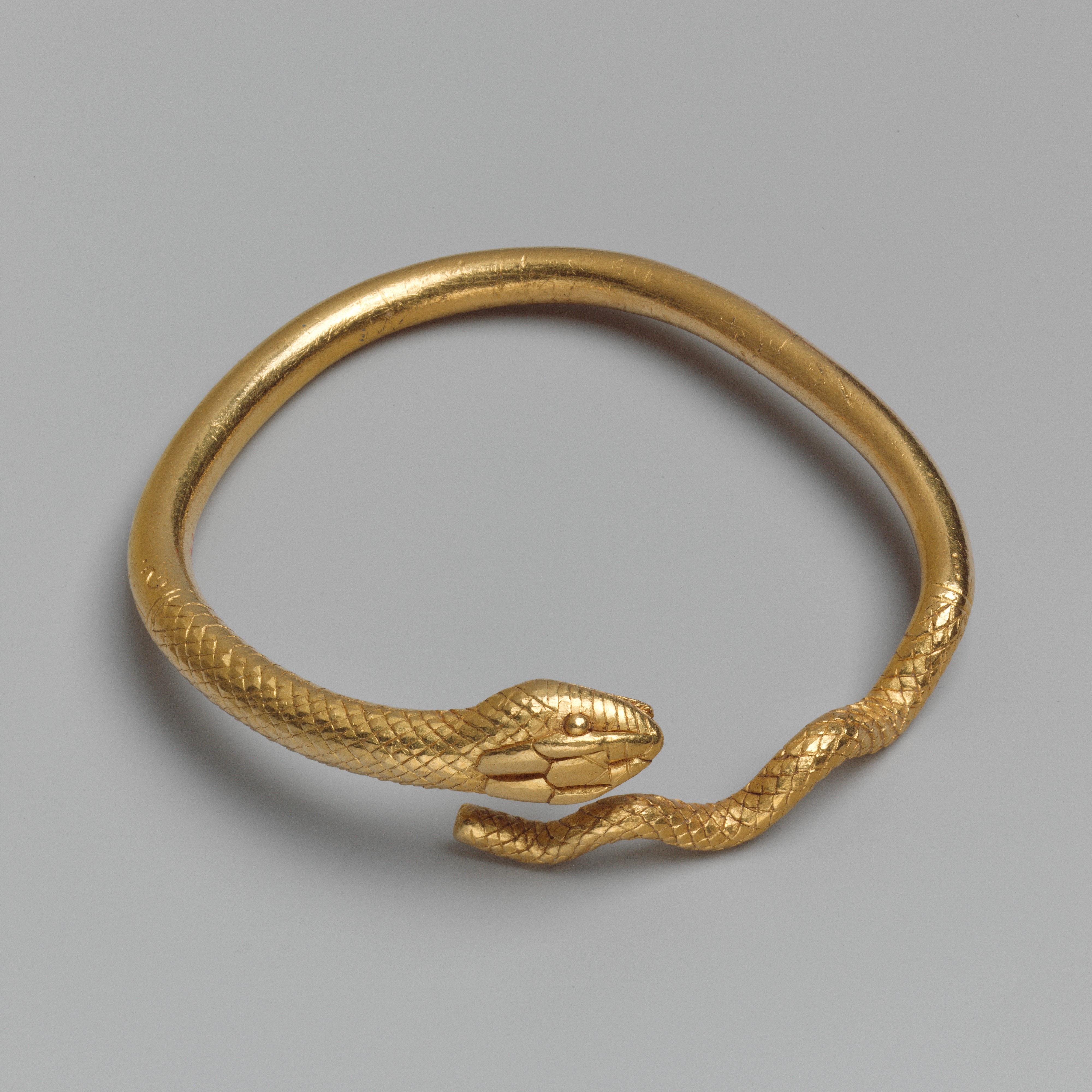 Ancient Gold Snake Bracelet
