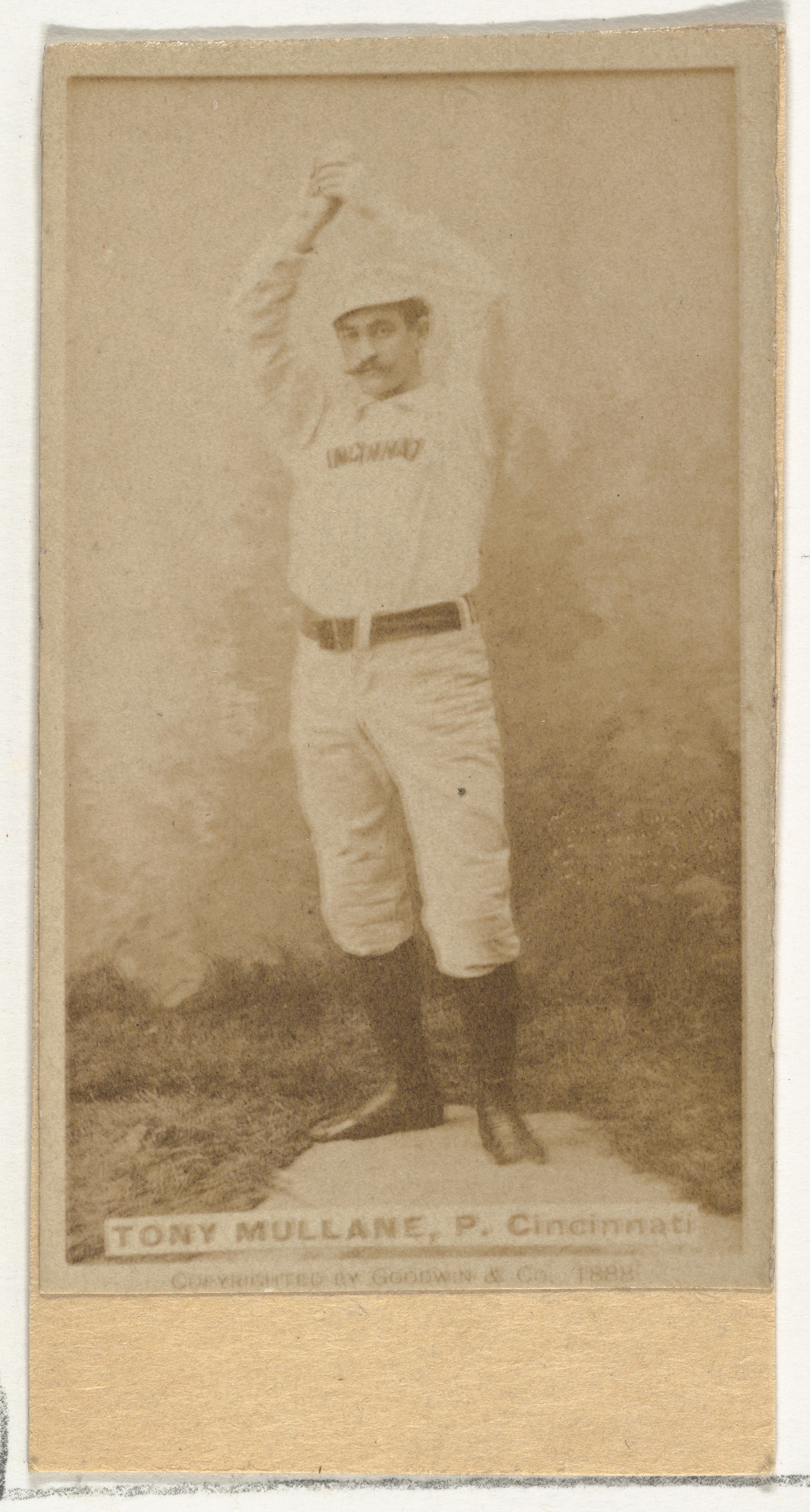 Vintage Tony Mullane Cincinnati Baseball Card