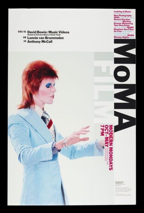 David Bowie MoMA Event Poster