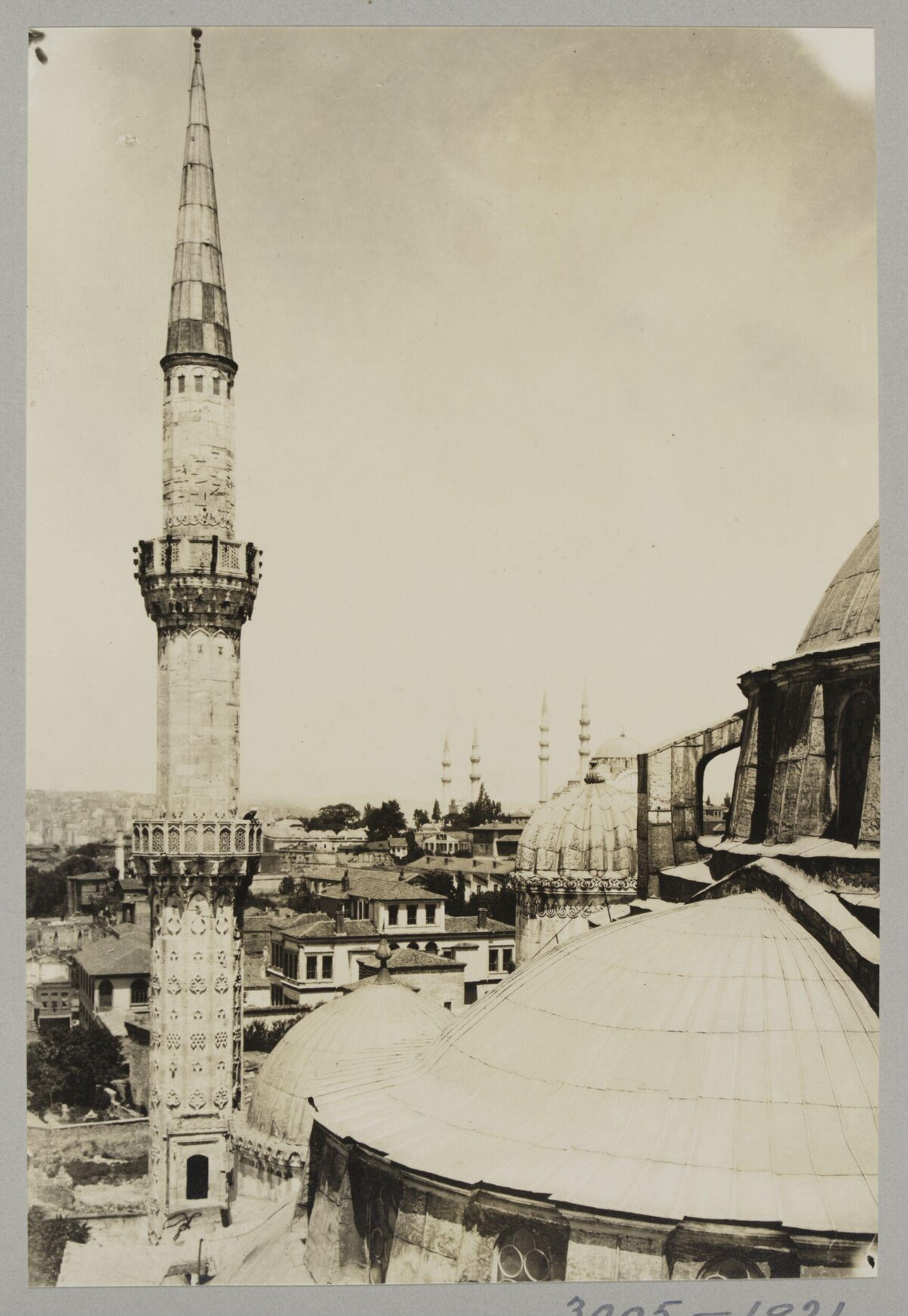 Vintage Istanbul Mosque View