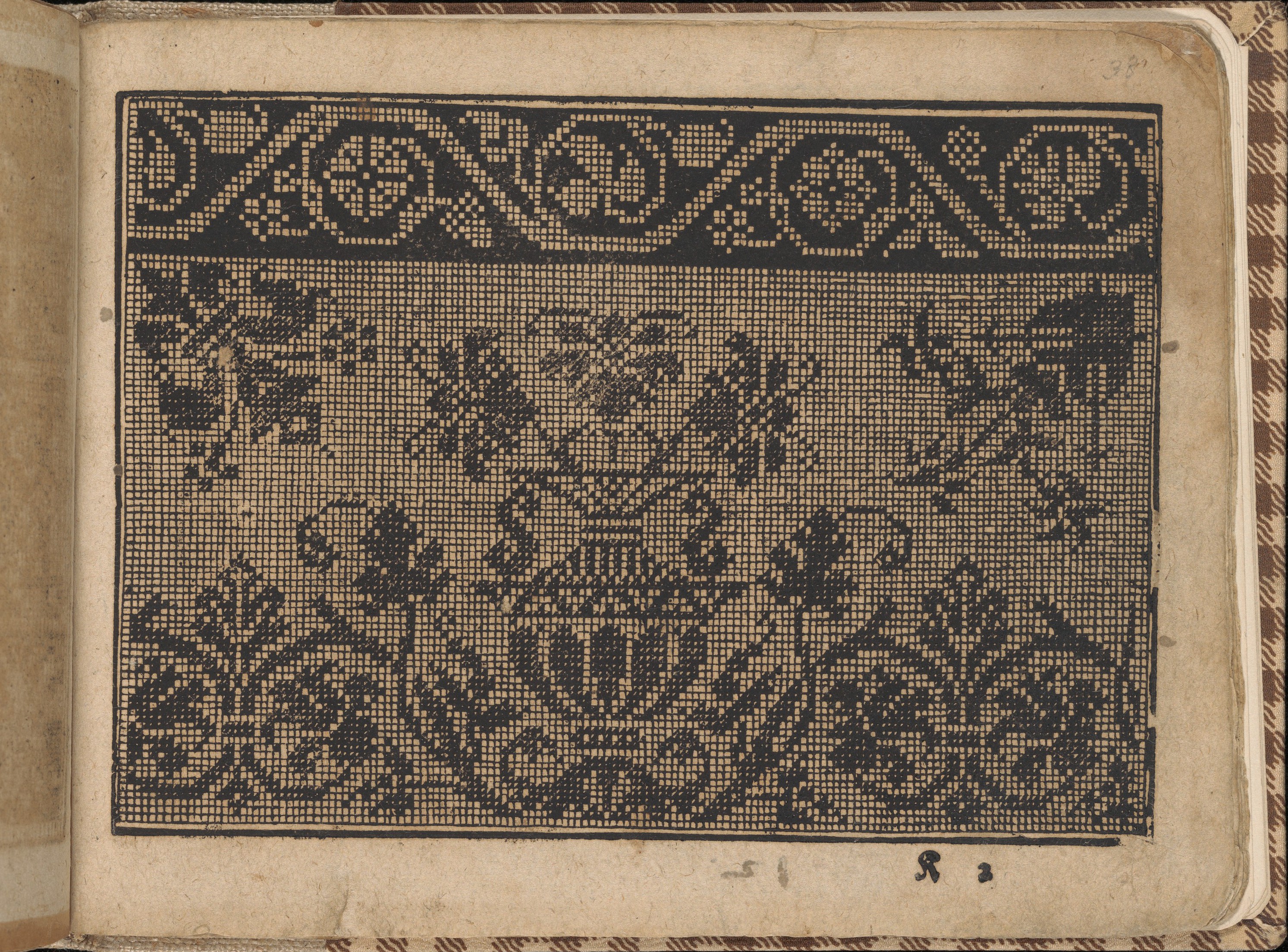 Antique Cross-Stitch Embroidery Pattern