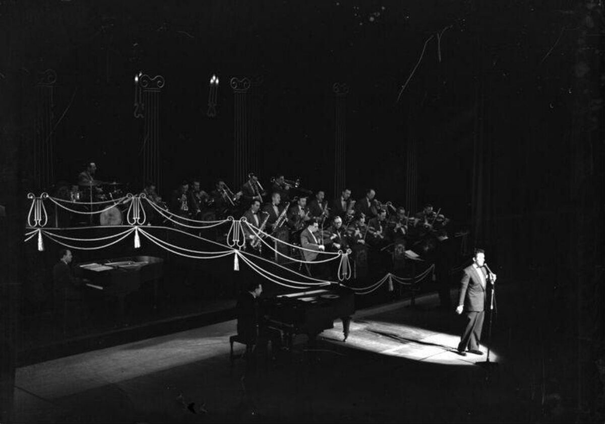 Vintage Big Band Stage Performance