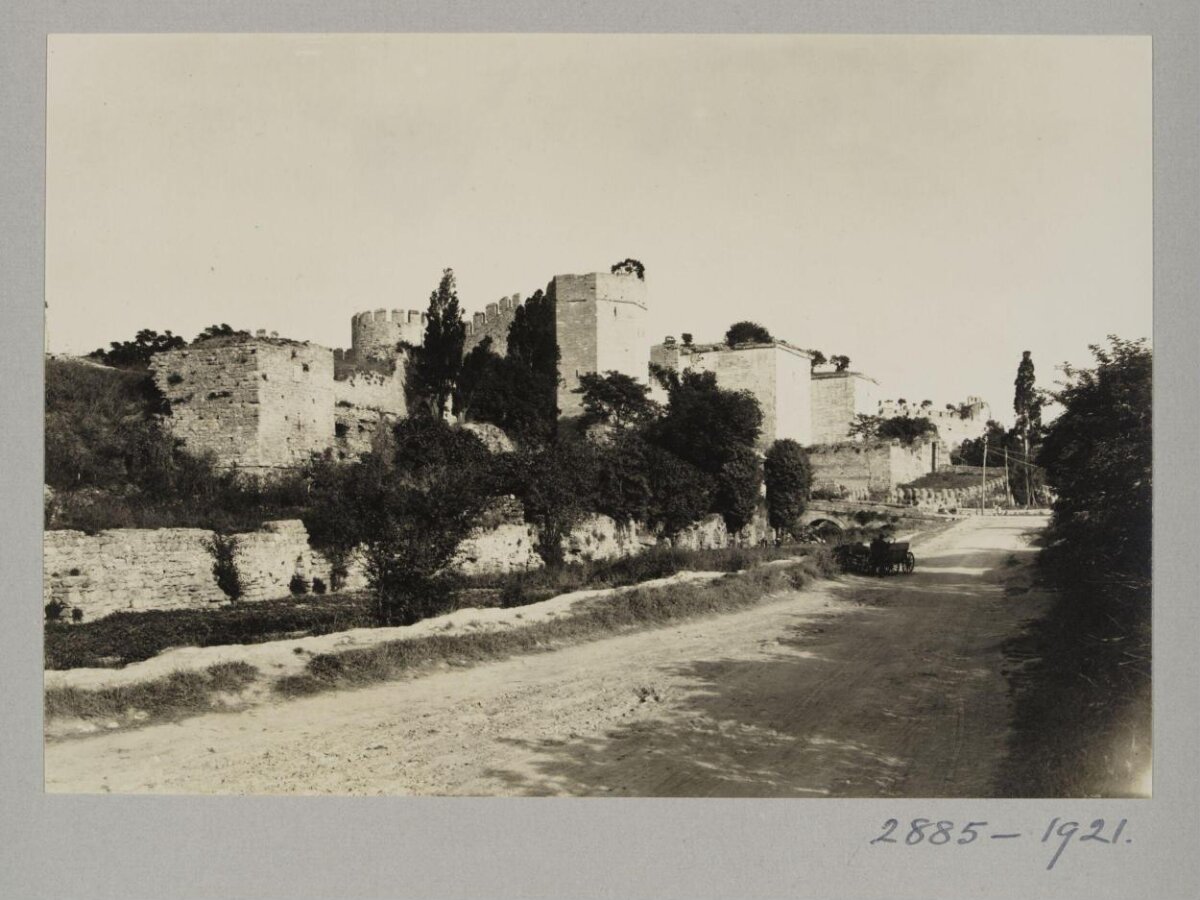 Old Photo of Ancient City Walls