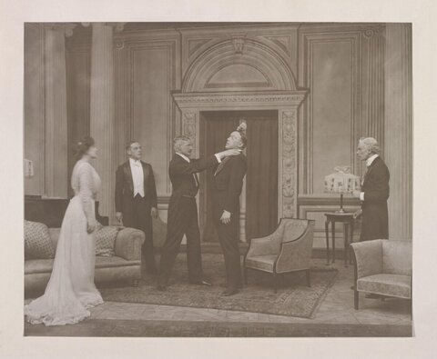 Vintage Stage Play Scene