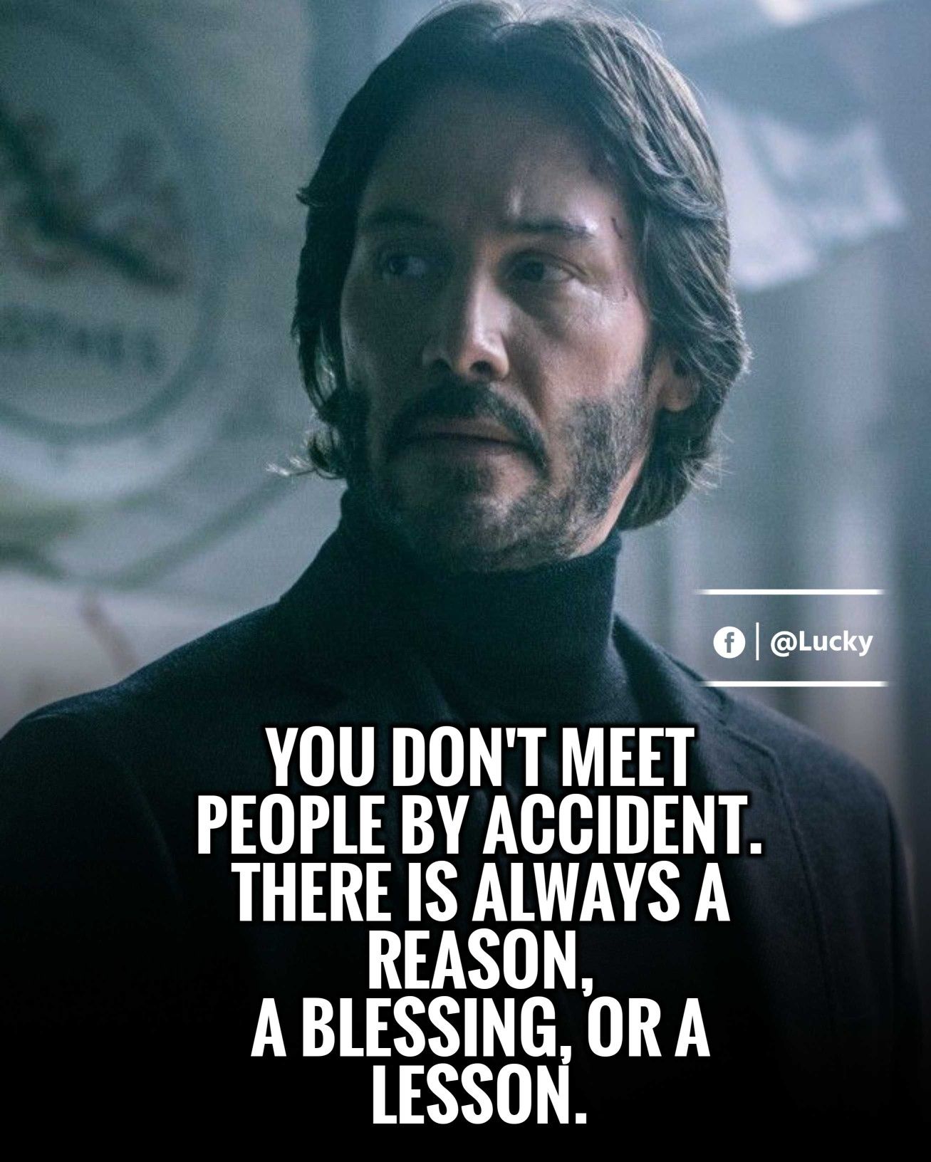 Keanu Reeves Motivational Quote Meme