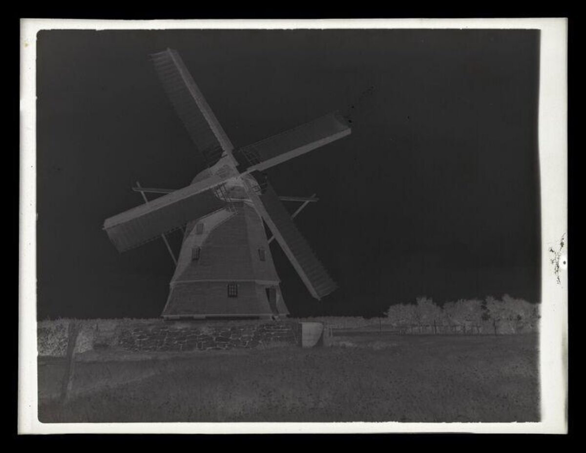 Old Windmill in Open Field