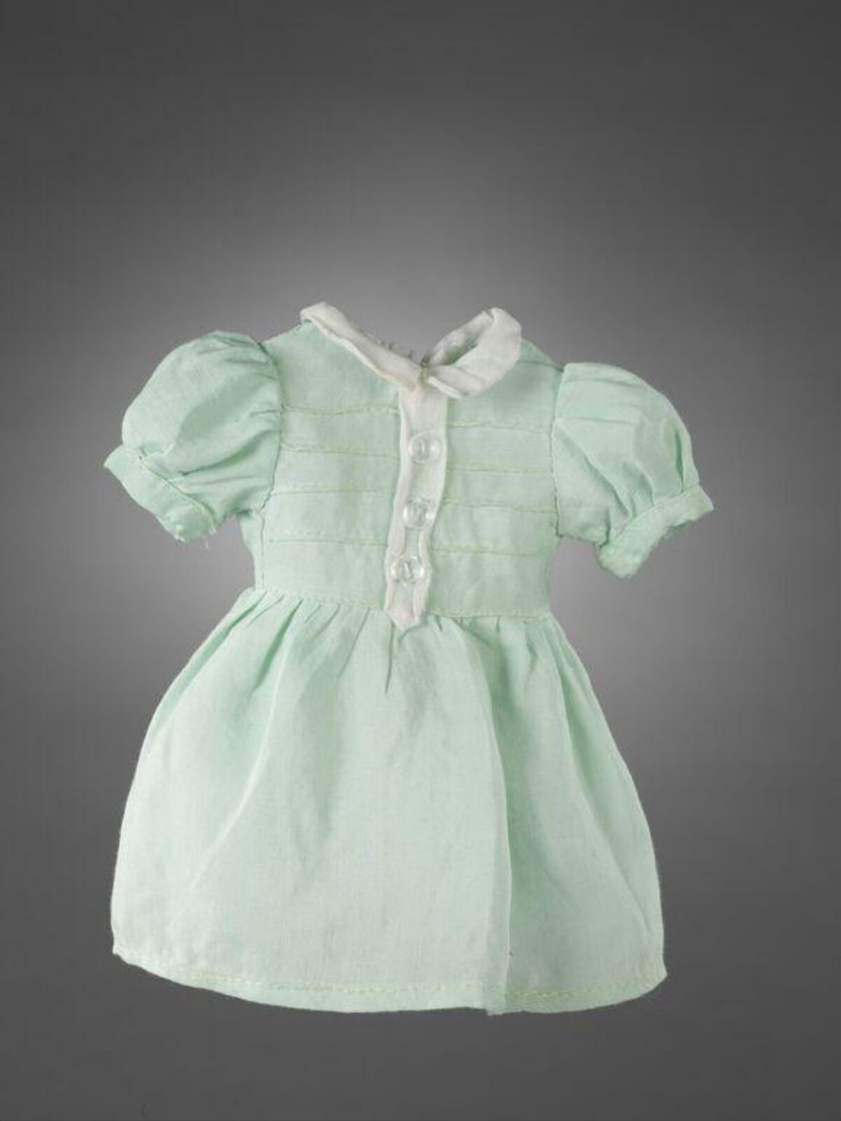 Light Green Handmade Doll Dress