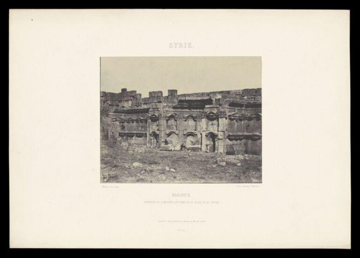 Baalbeck Ancient Ruins in Syria