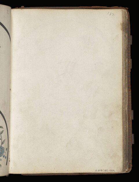 Blank Page of Antique Sketchbook