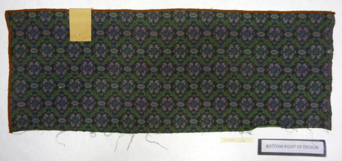 Vintage Patterned Textile Swatch