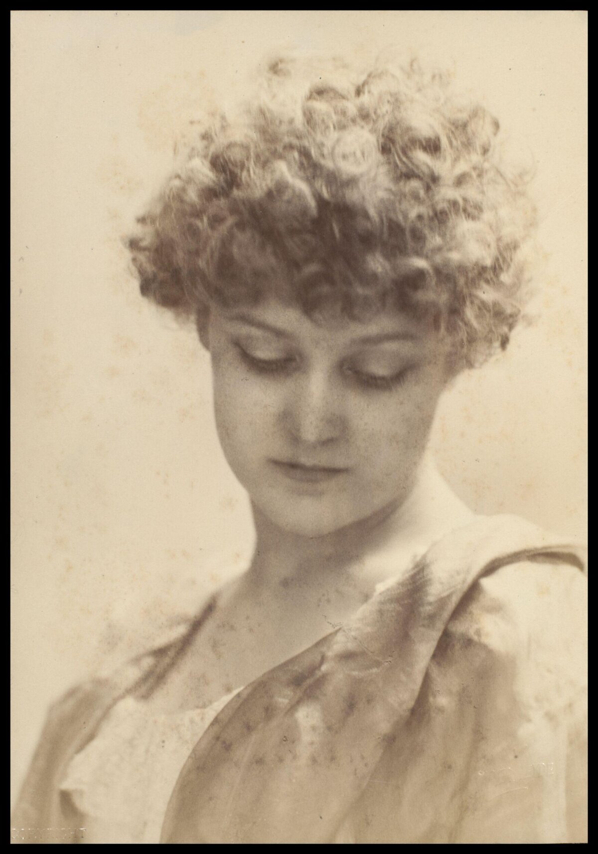 Vintage Portrait of Young Woman