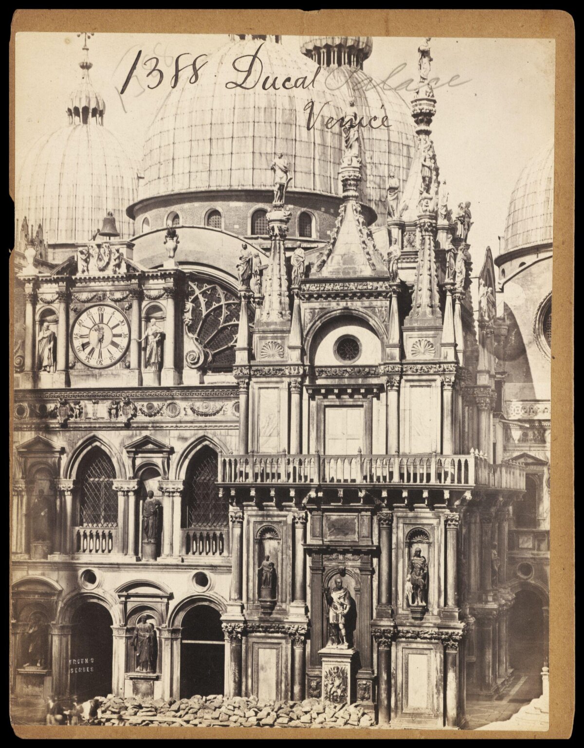 Historic Photo of Venice Ducal Palace