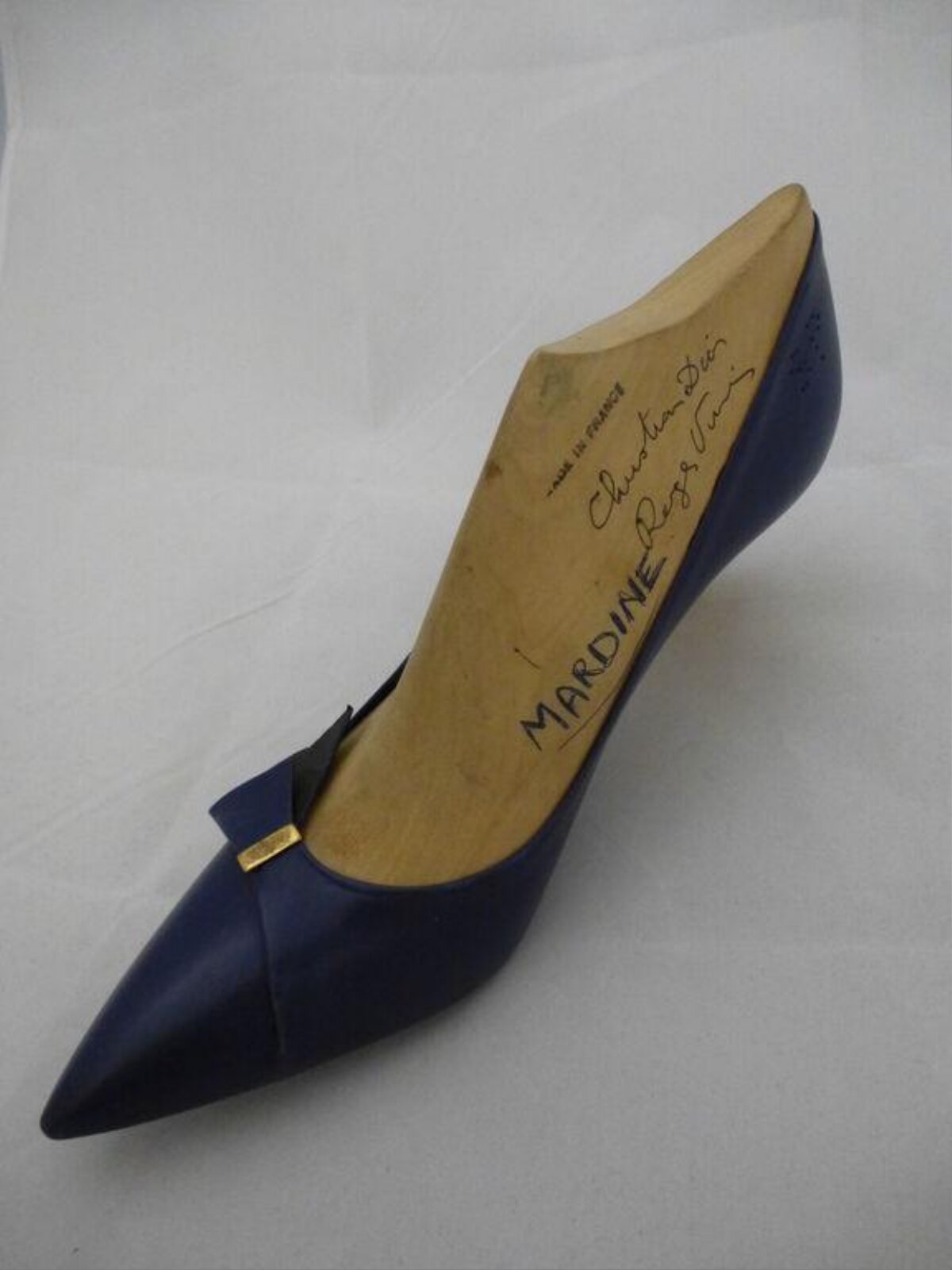 Signed Christian Dior Vintage Shoe Last