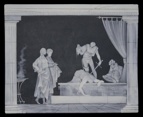 Classical Beheading Scene Painting