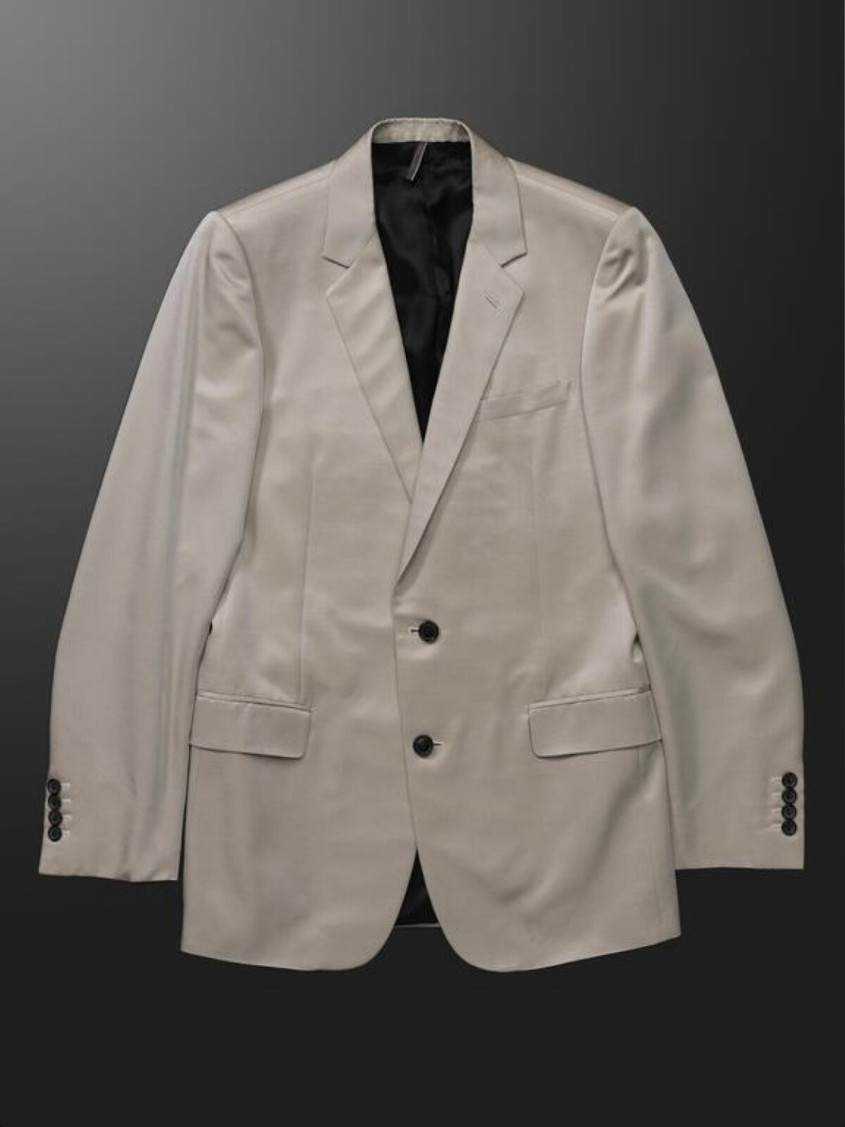 Off-White Single-Breasted Suit Blazer