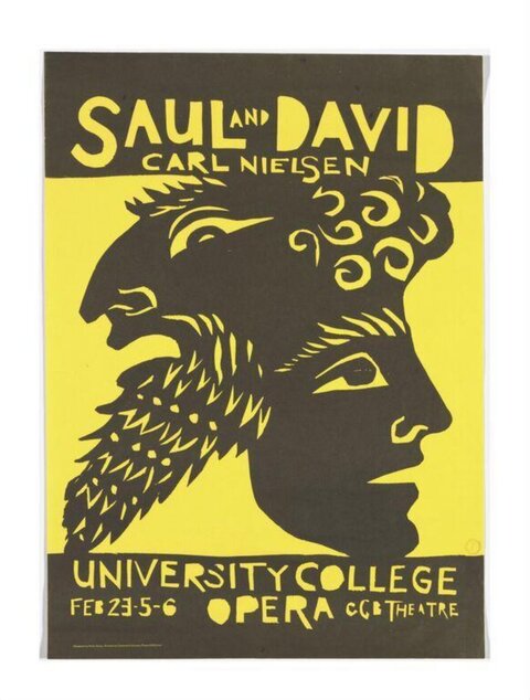 Saul and David University College Opera Poster