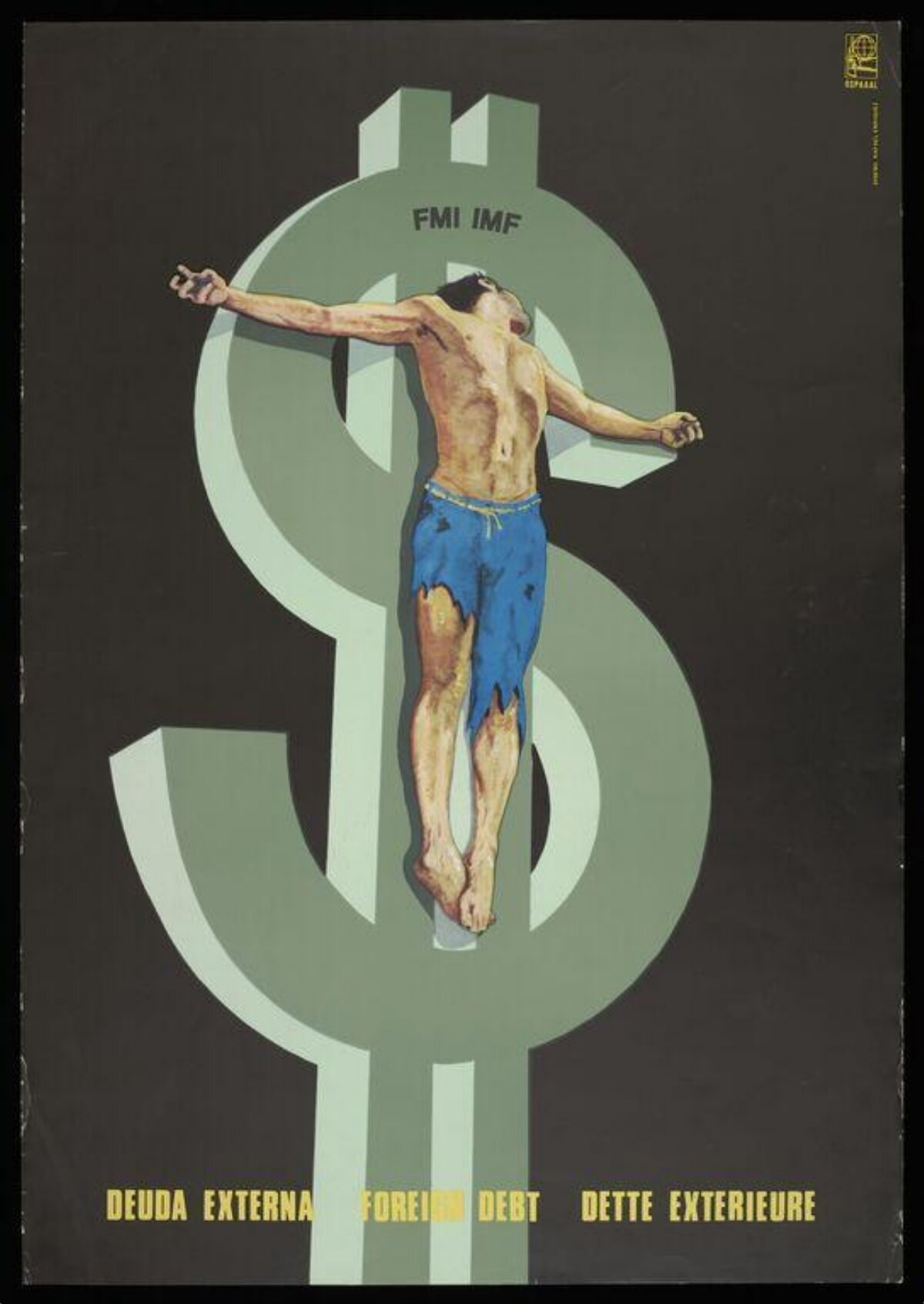 Political Poster About Foreign Debt