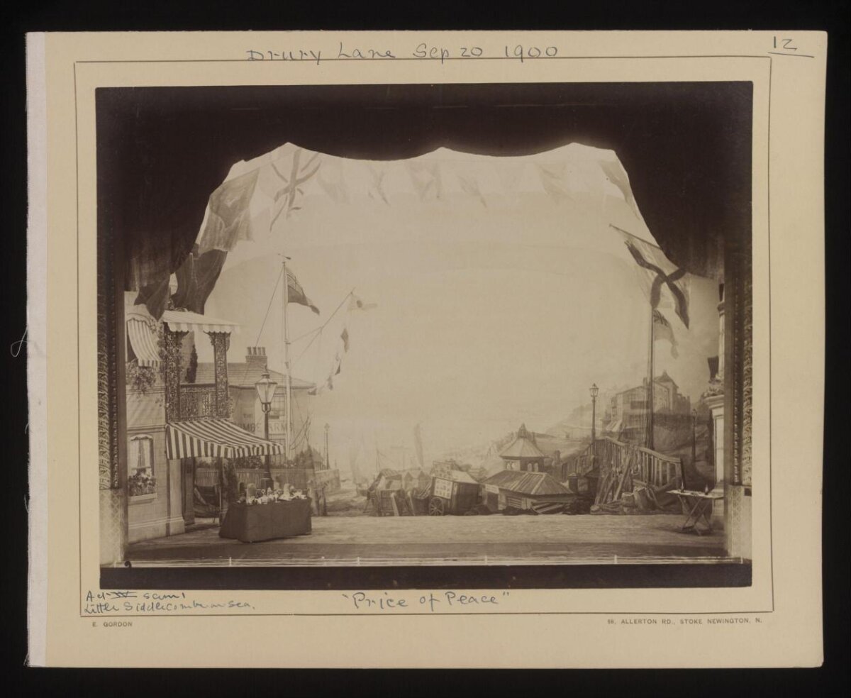 1900 Drury Lane Theatre Stage Set