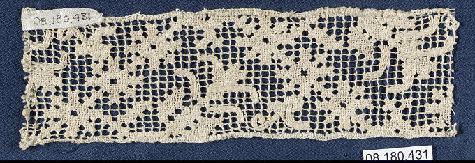 Antique Openwork Lace Fragment