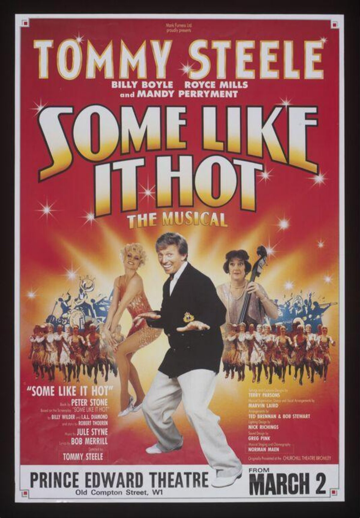 Some Like It Hot Musical Poster