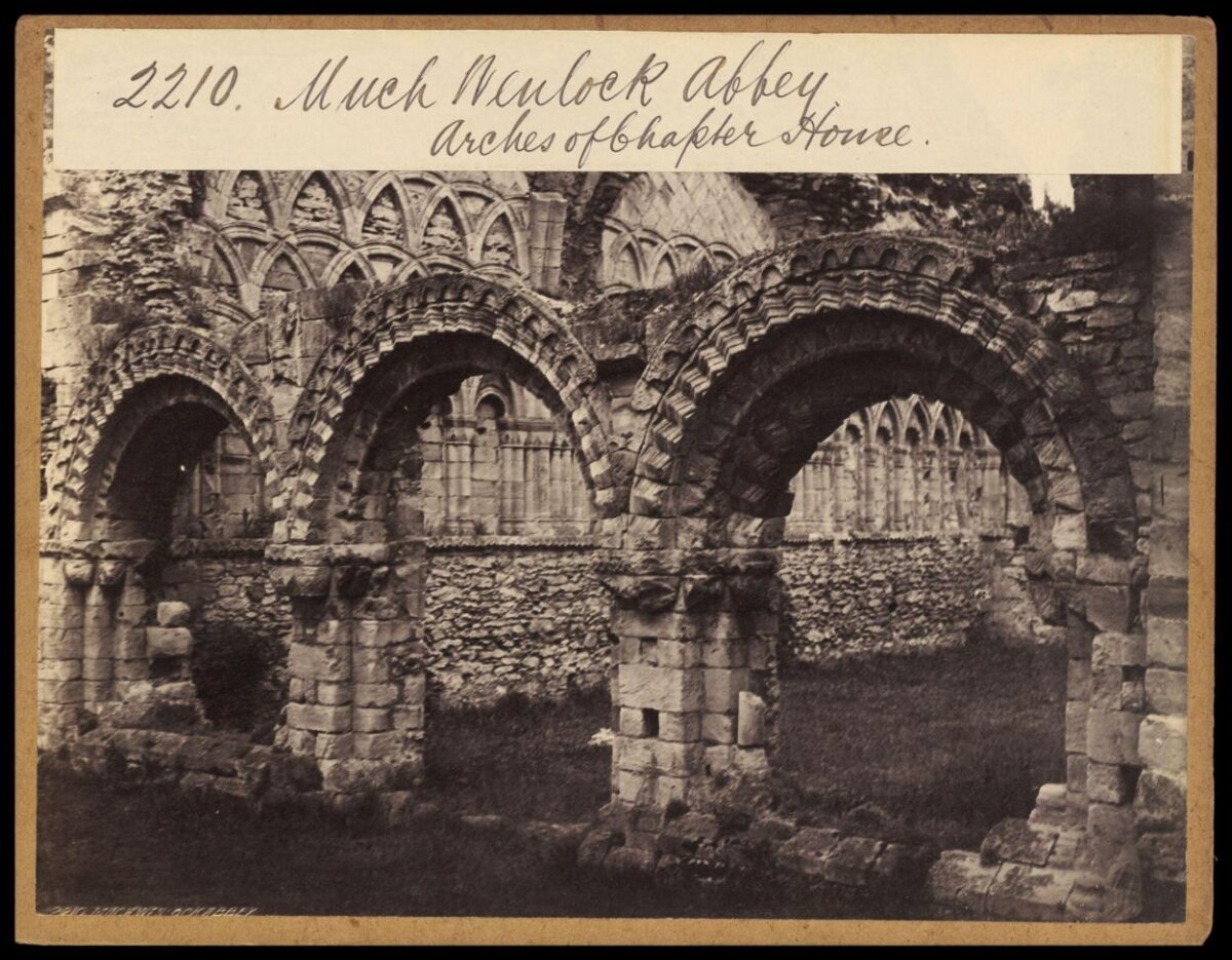 Much Wenlock Abbey Chapter House Arches