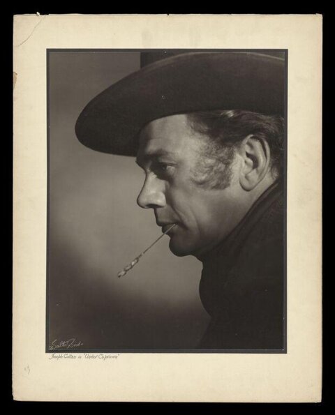 Joseph Cotten Profile Portrait