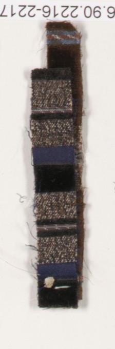 Striped Woven Textile Fragment
