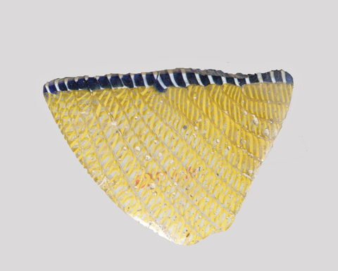 Patterned Ancient Glass Fragment