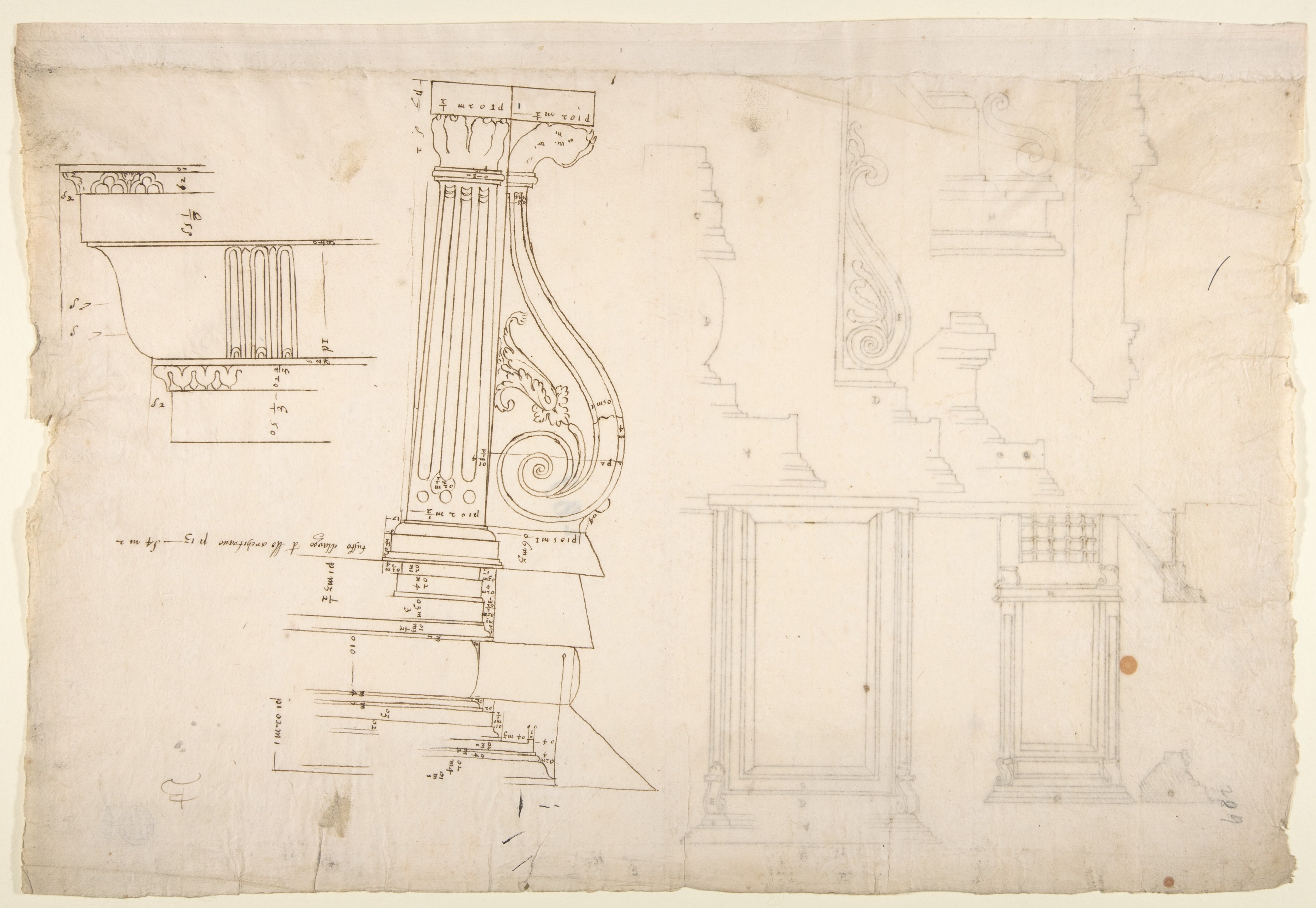 Classical Architectural Construction Sketches