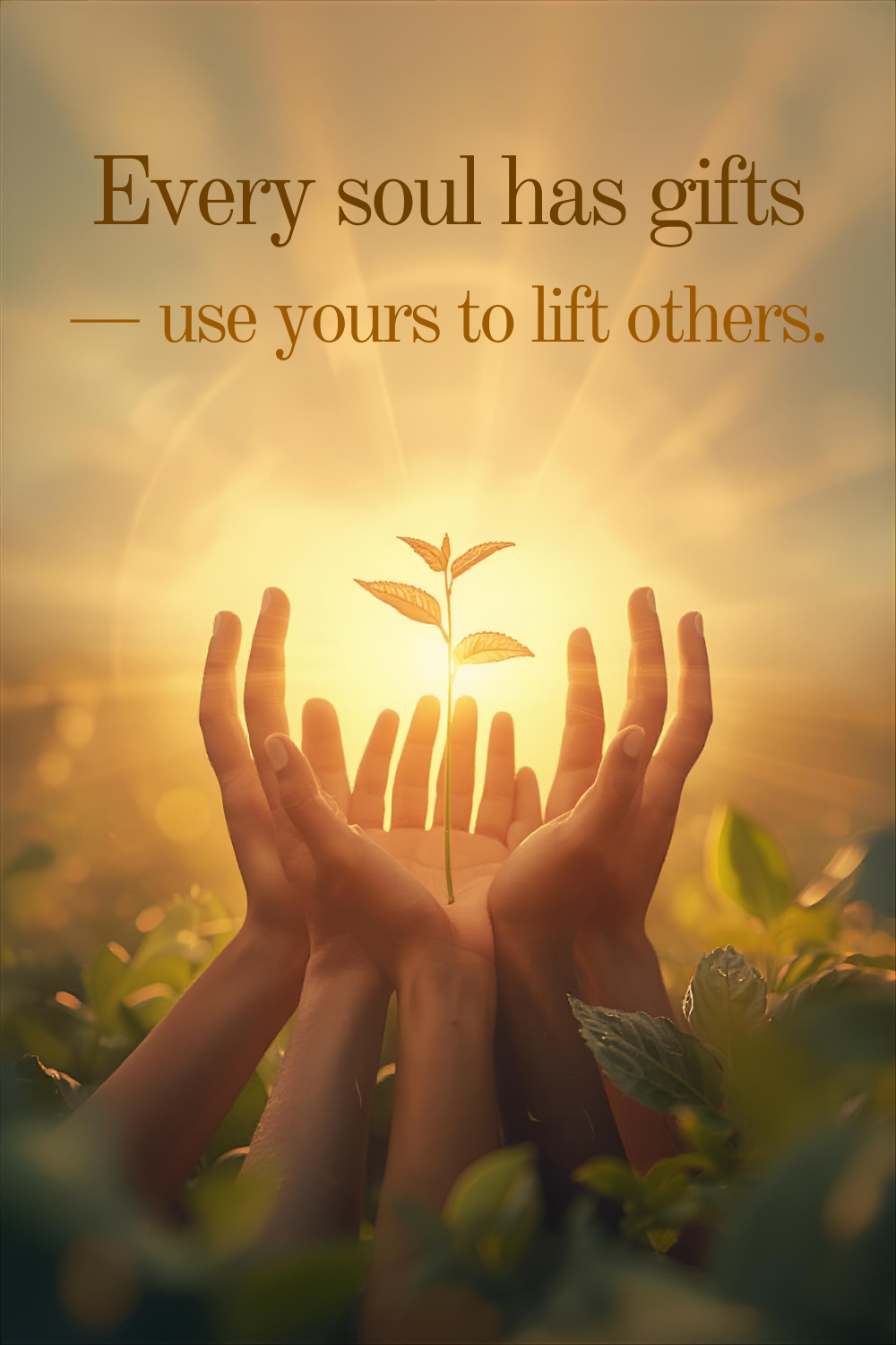 Inspirational Quote On Lifting Others