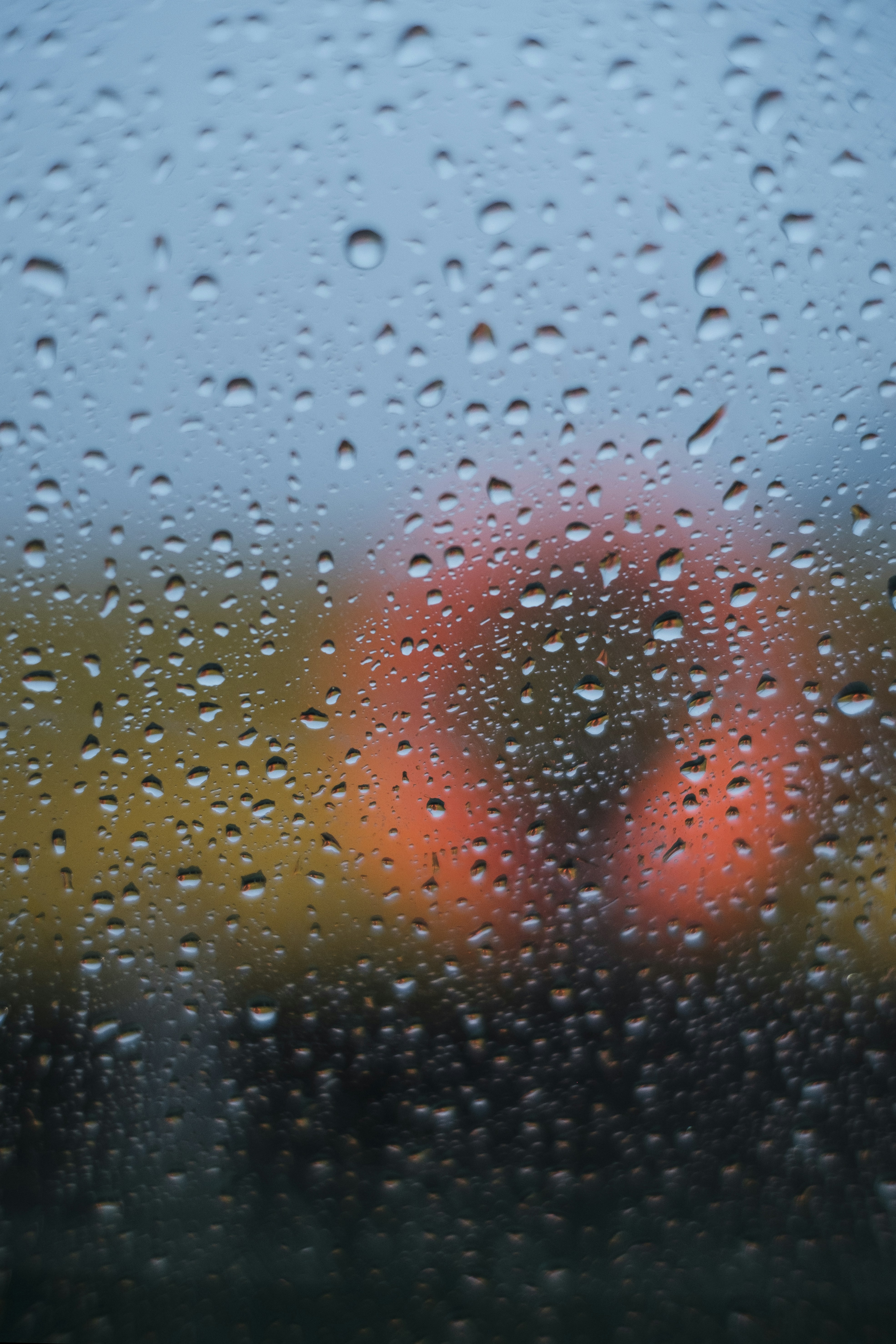 Raindrops on Glass — Phone Backgrounds