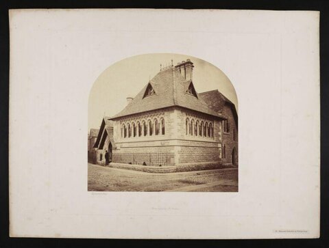 Vintage Photo of Gothic Stone Building