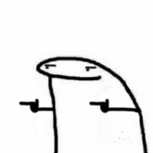 Flork Shrugging Meme Drawing