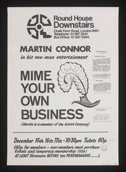Mime Your Own Business Show Poster