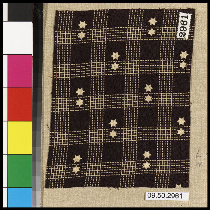 Vintage Star Plaid Fabric Swatch