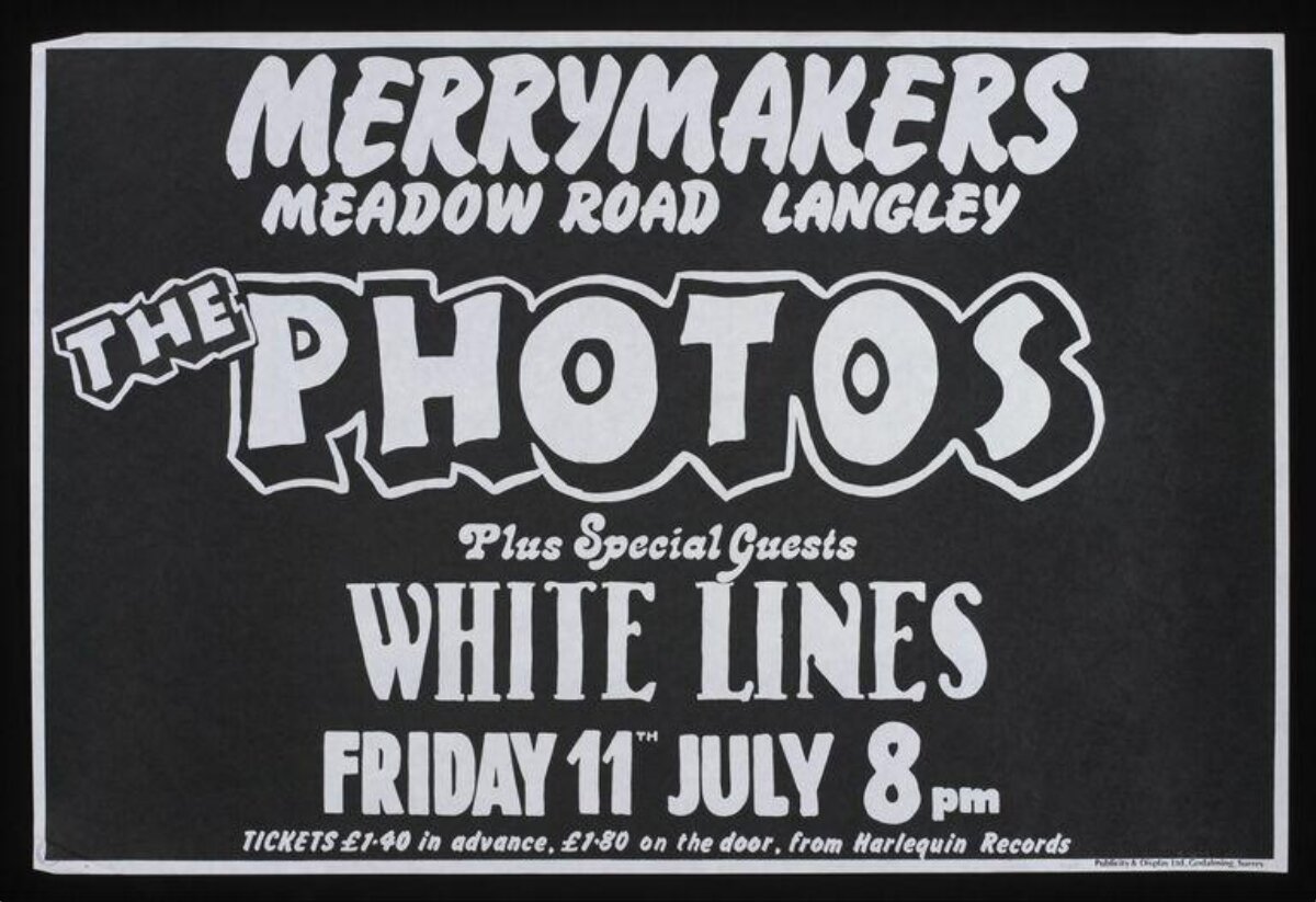 The Photos Band Gig Poster