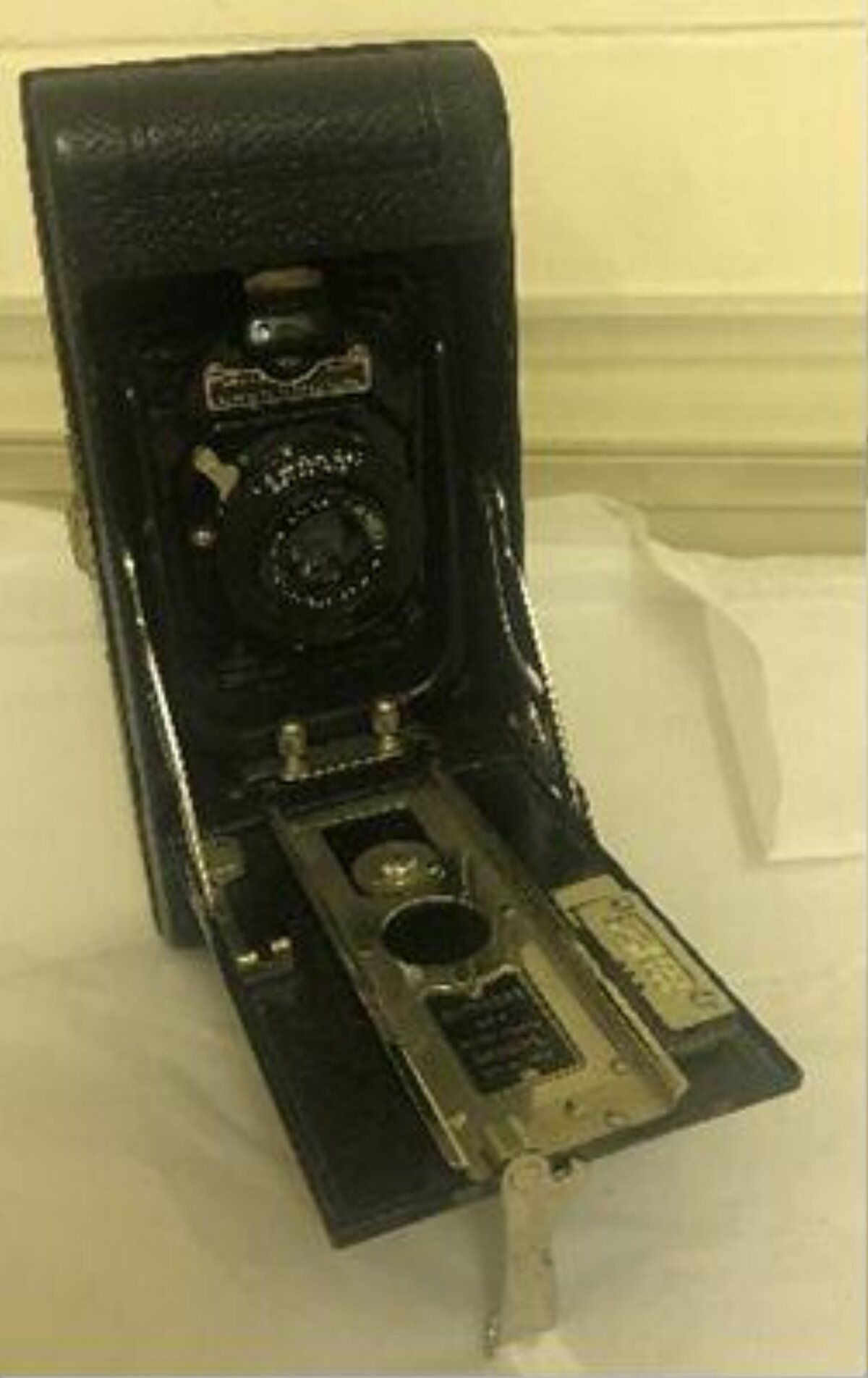 Vintage Opened Folding Camera