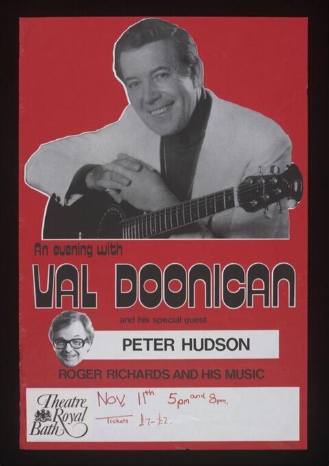 Val Doonican Concert Poster