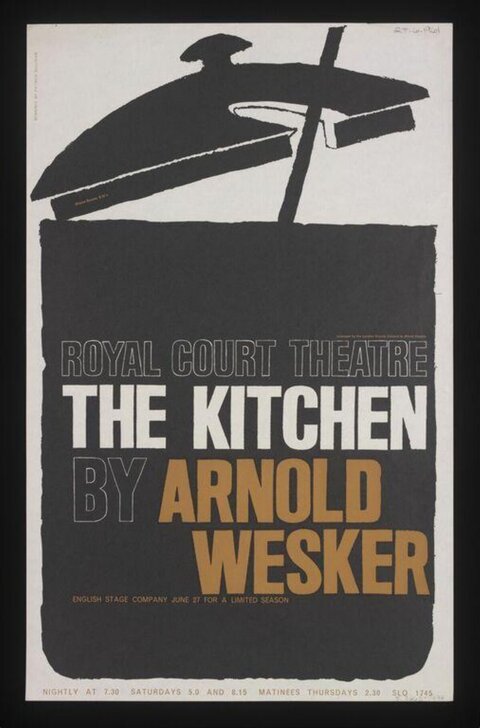 Royal Court Theatre The Kitchen Play Poster