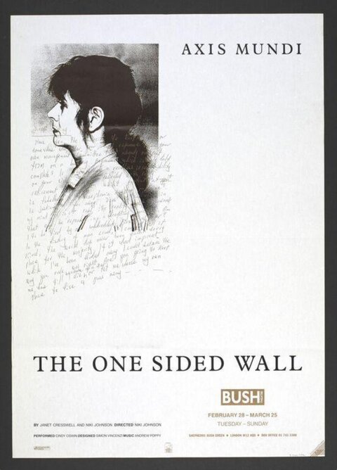 The One Sided Wall Theatre Poster