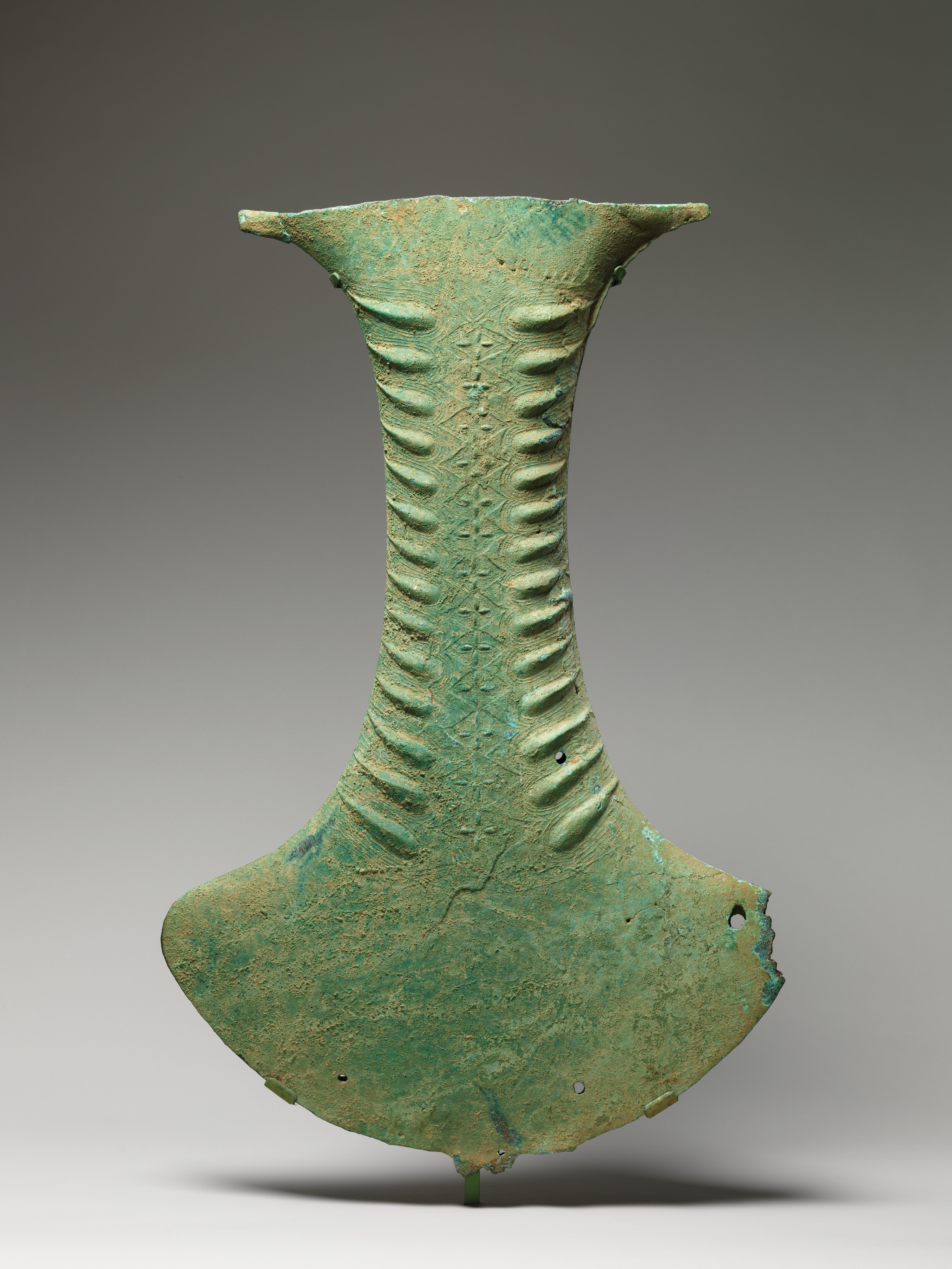 Ancient Patterned Bronze Axe
