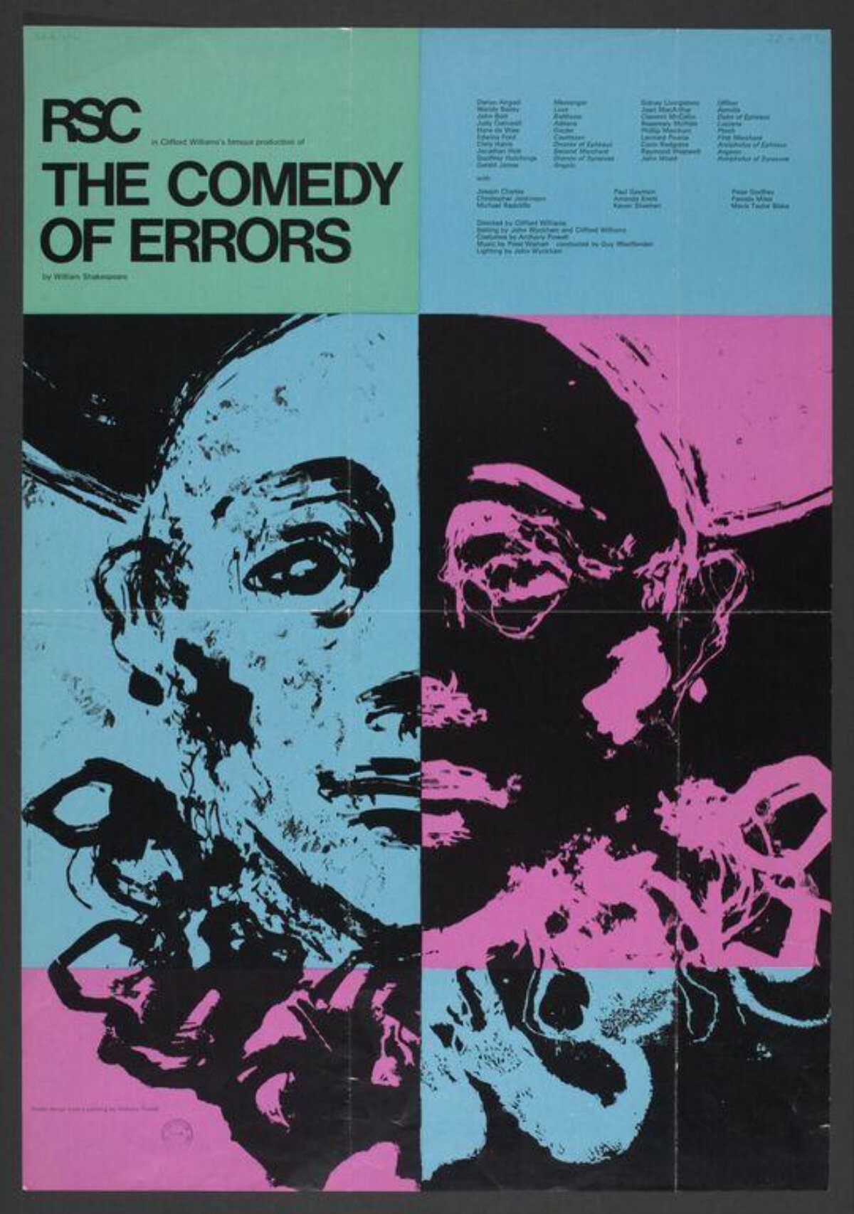 RSC The Comedy of Errors Play Poster