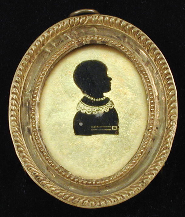 Framed Child Silhouette Portrait