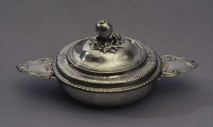 Antique Ornate Silver Covered Dish